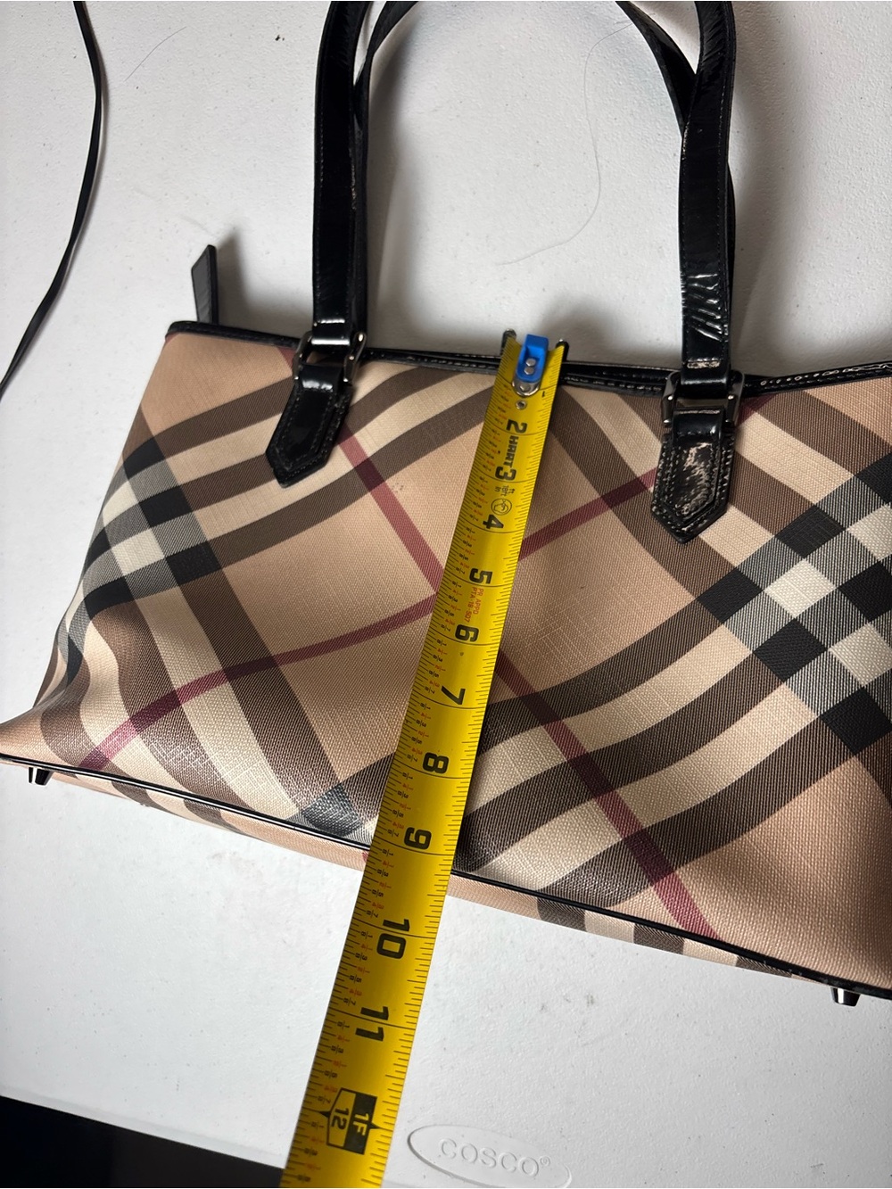 Burberry Tote Bag Nova Check Shoulder Beige - Picture 14 of 14